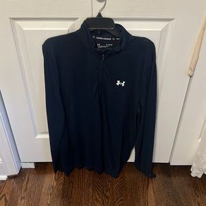 Under Armour Navy Blur Quarter Zip
